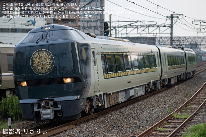 【JR西】683系6000番台N02編成まほろば「悠久」吹田総合車両所本所出場回送を不明で撮影した写真