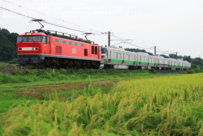 【JR北】733系B-4107編成+B-4207編成甲種輸送
