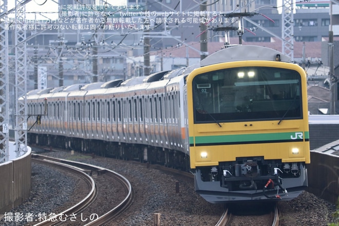 【JR東】E233系青462編成+青664編成　秋田総合車両センター入場配給