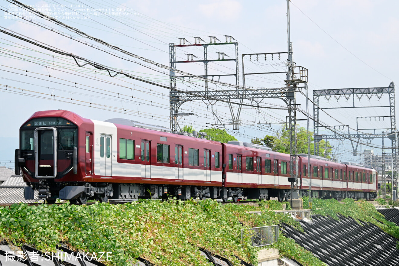 【近鉄】新造された8A系8A19が試運転を開始の拡大写真