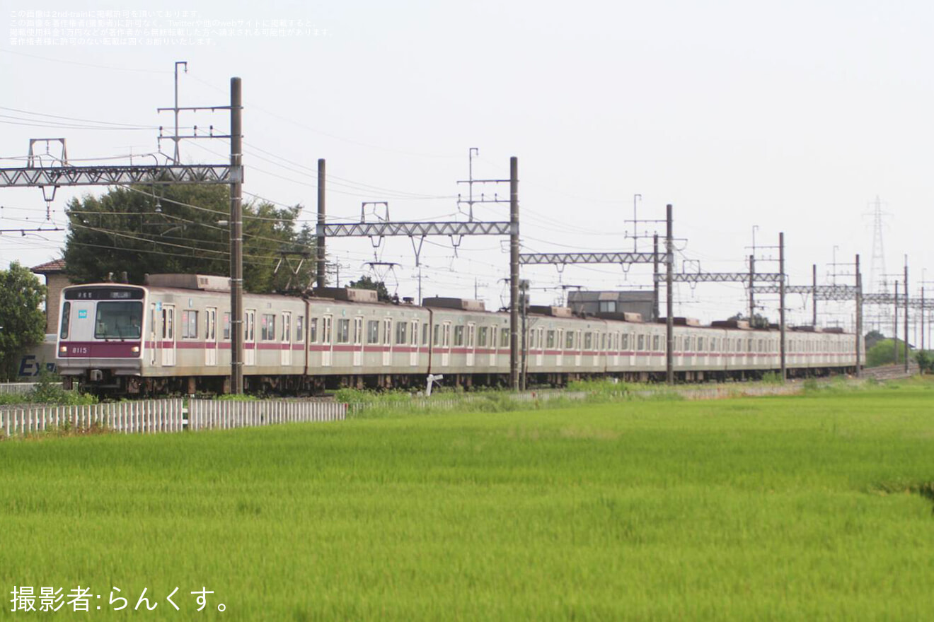 【メトロ】8000系8115F廃車回送の拡大写真