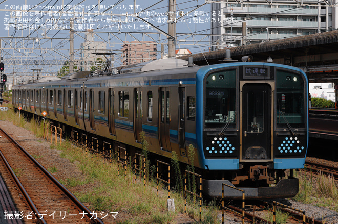 茅ヶ崎駅で撮影された【JR東】E131系コツG-11編成 東海道貨物線乗務員訓練