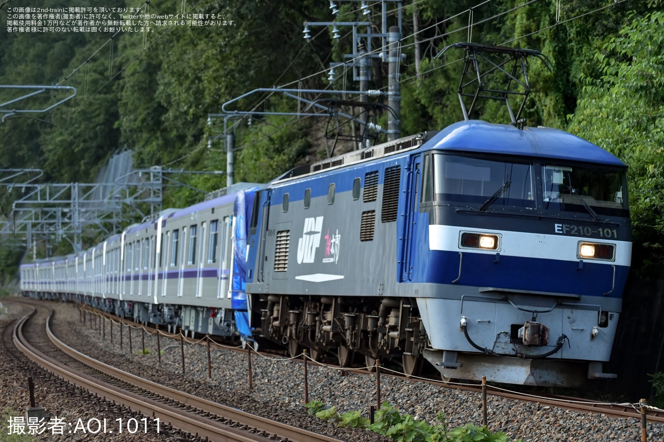 【メトロ】18000系18115F出場甲種輸送の拡大写真