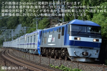 【メトロ】18000系18115F出場甲種輸送