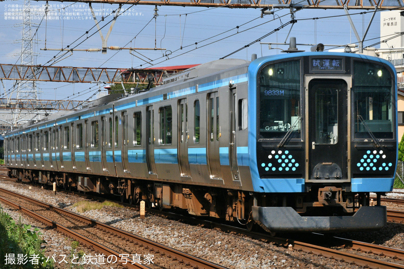 【JR東】E131系コツG-11編成 東海道貨物線乗務員訓練の拡大写真