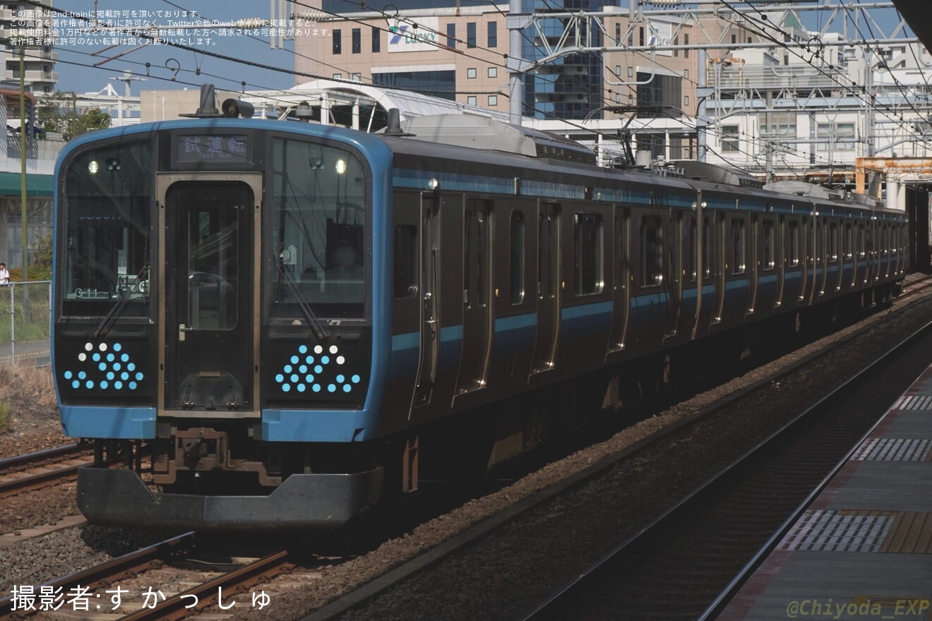 【JR東】E131系コツG-11編成 東海道貨物線乗務員訓練の拡大写真