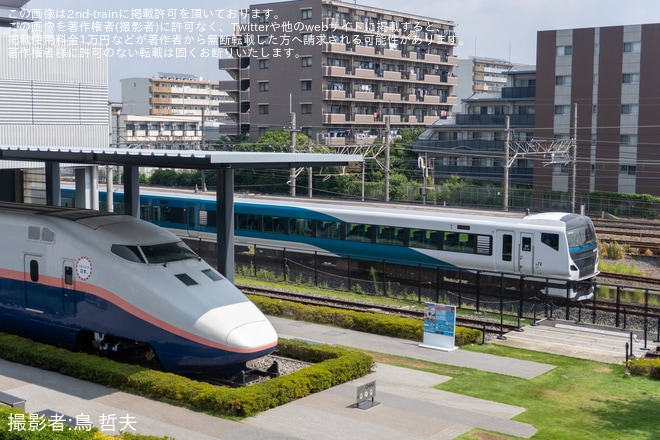 【JR東】E257系2000番台NA-09編成が構内試運転