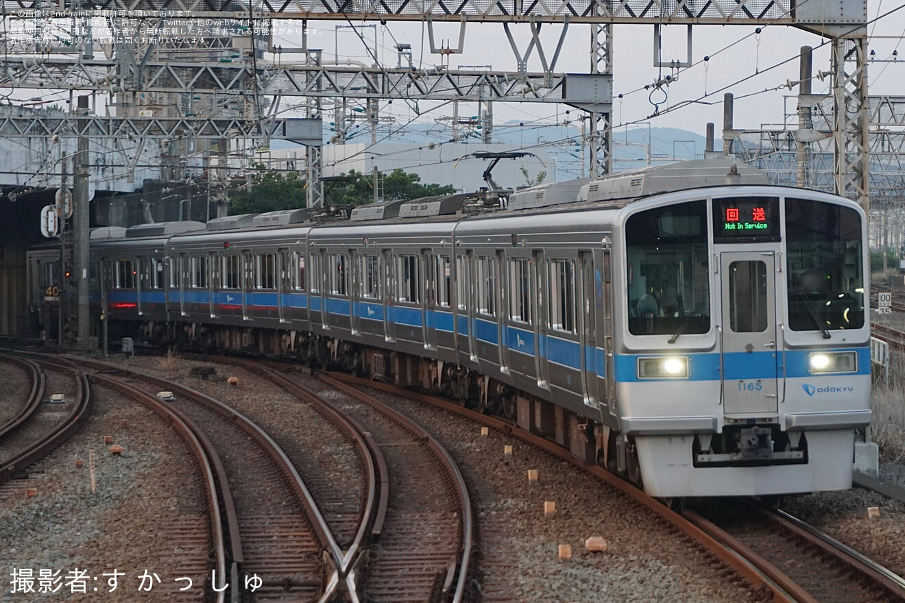 【小田急】1000形ワンマン改造車による箱根登山線内ワンマン訓練の拡大写真