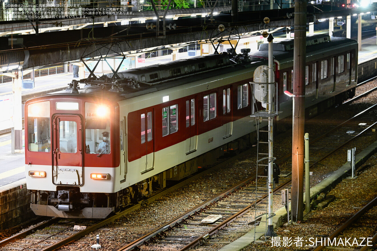 【近鉄】1233系VC48高安入場回送の拡大写真