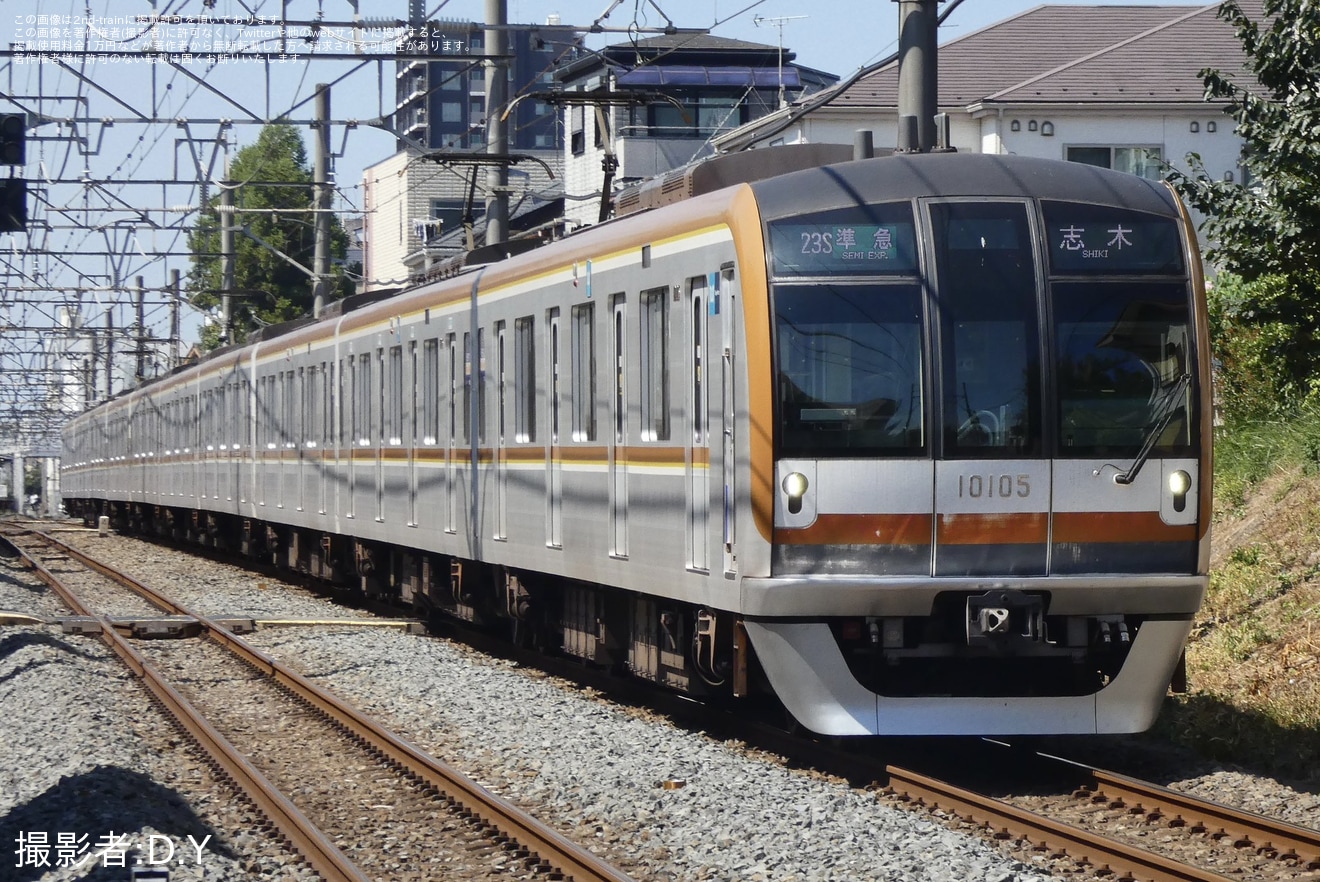 【東武】東武東上線の上り列車で準急志木行きが運転の拡大写真
