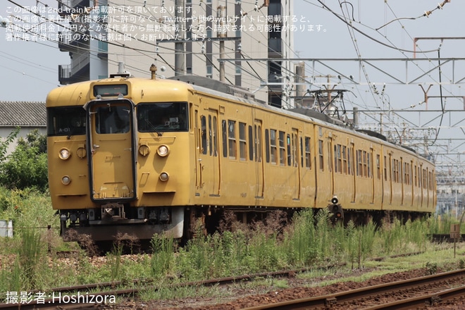 【JR西】115系A-01編成廃車回送