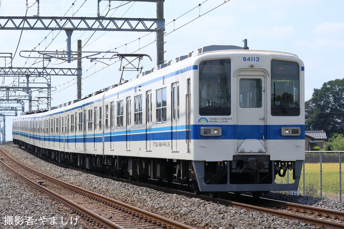 【東武】8000系81113F が車輪転削を終えて返却回送の拡大写真