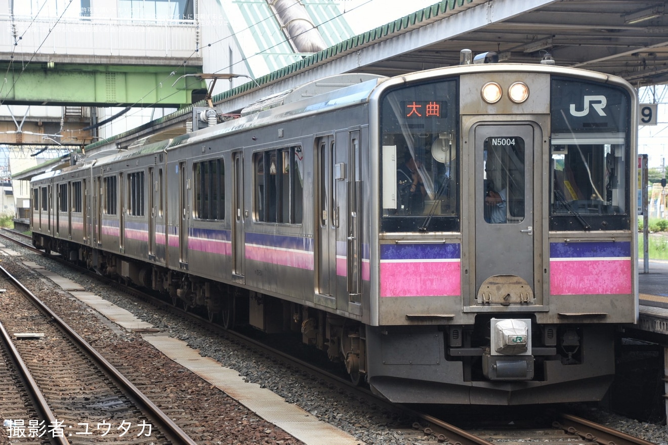 【JR東】大曲の花火「ナイアガラ号」が臨時運行の拡大写真