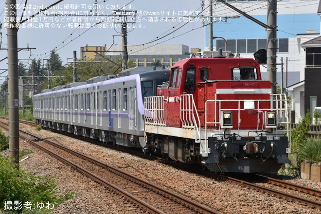 【メトロ】18000系18115F出場甲種輸送を淵野辺～古淵間で撮影した写真