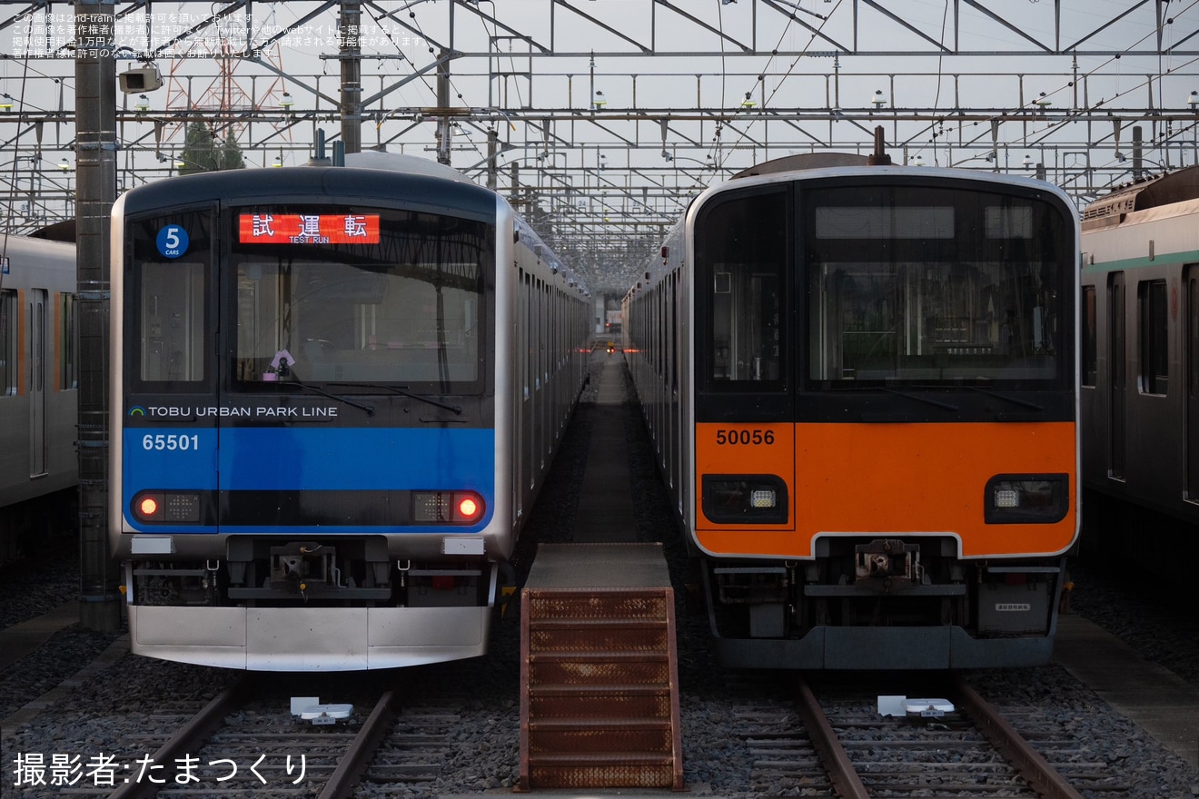 【東武】60000系61501Fが新藤原や浅草へ試運転の拡大写真