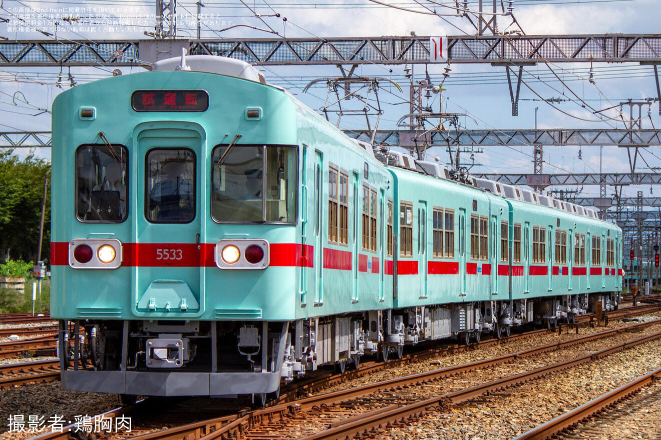 【西鉄】5000形5033F検査出場試運転の拡大写真