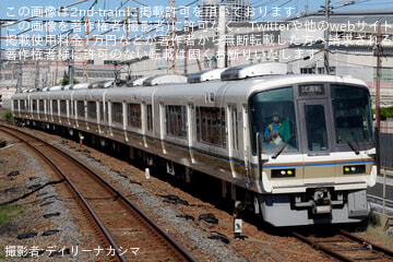 【JR西】221系F04編成吹田総合車両所出場構内試運転