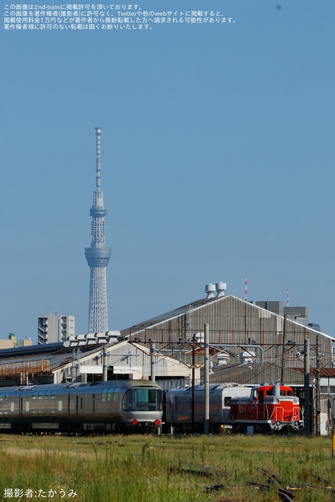を尾久車両センター付近で撮影した写真