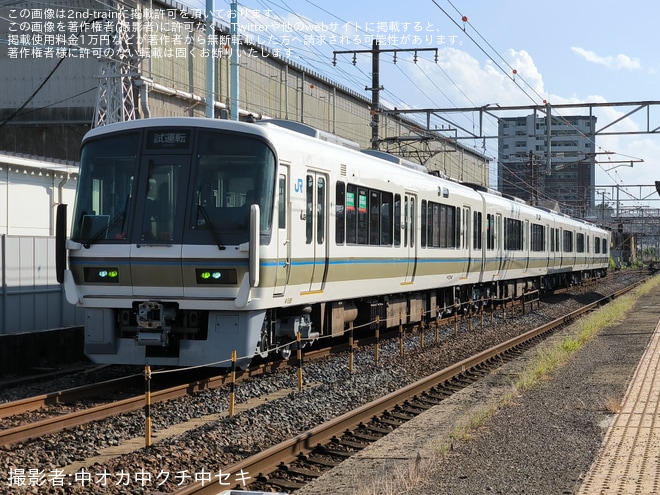 【JR西】221系K05編成下関総合車両所本所構内試運転