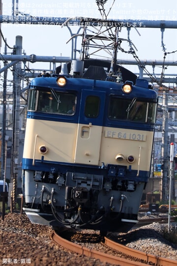 JR東】EF64-1031尾久車両センターへ回送 |2nd-train鉄道ニュース
