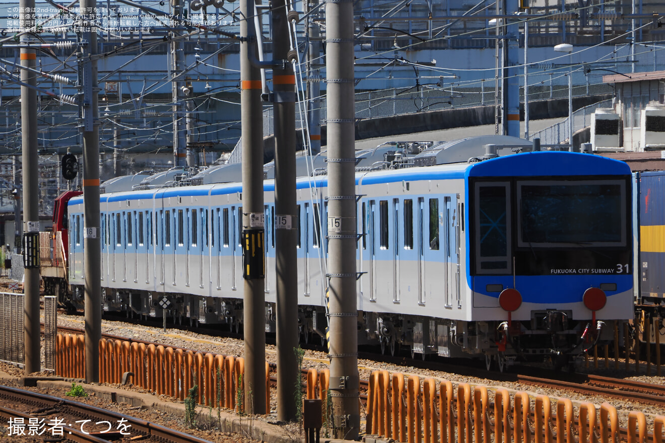 【福市交】4000系4131F 甲種輸送の拡大写真
