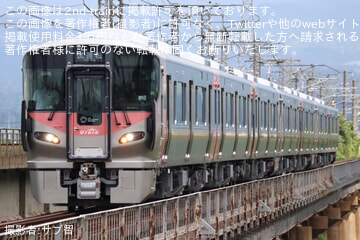【JR西】227系500番台L36+R26+R25編成出雲疎開回送