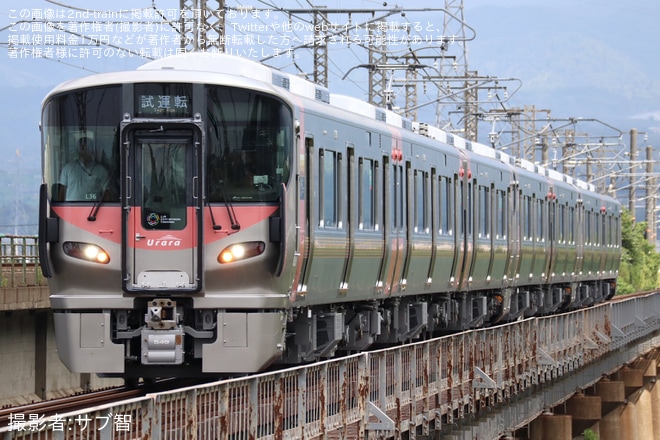 【JR西】227系500番台L36+R26+R25編成出雲疎開回送