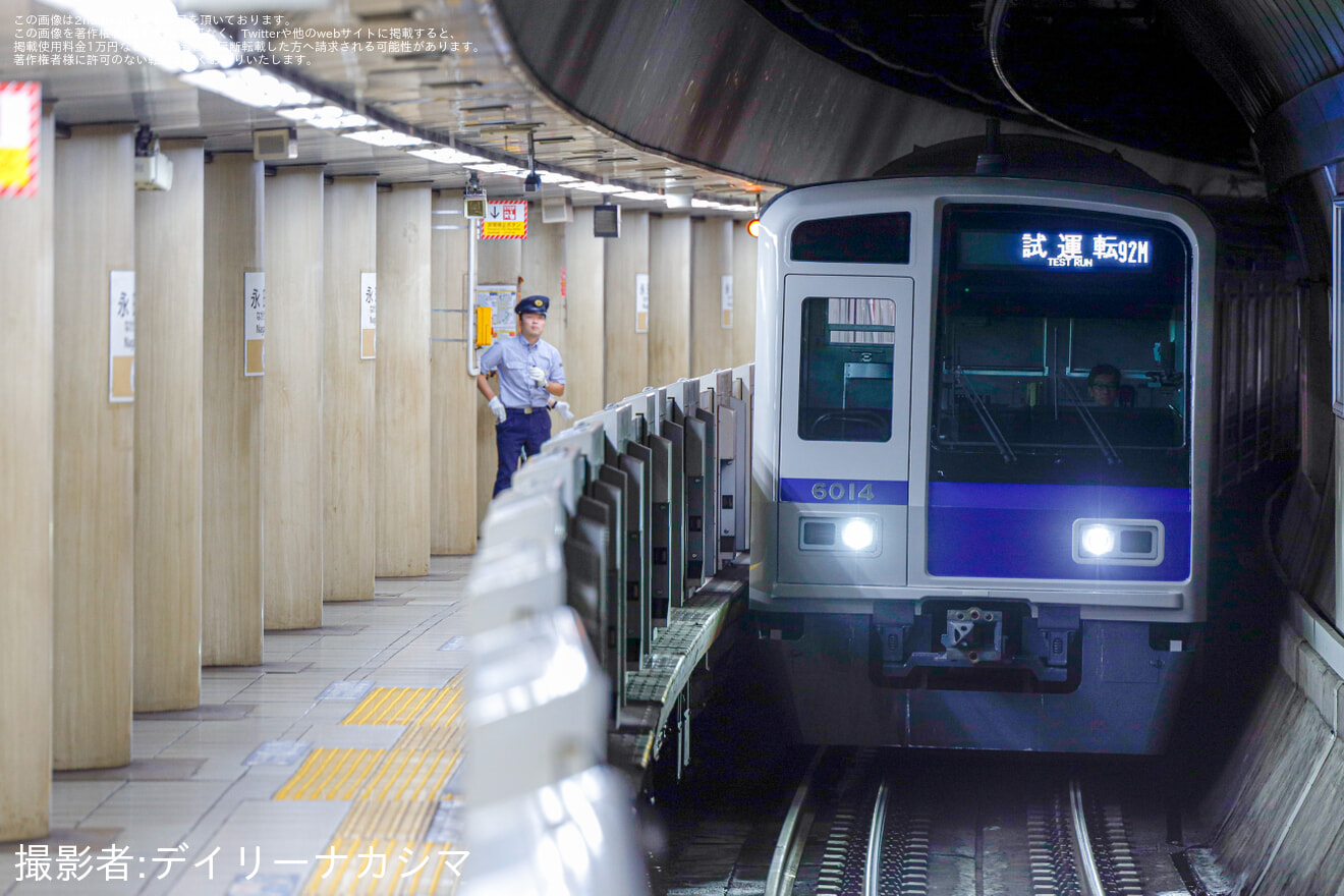 【西武】6000系6114F武蔵丘車両検修場出場試運転の拡大写真