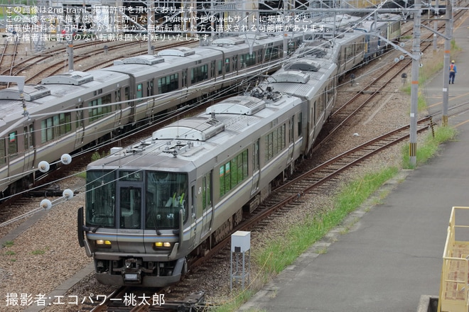 【JR西】キハ120-14「お茶の京都トレイン」網干総合車両所本所入場配給
