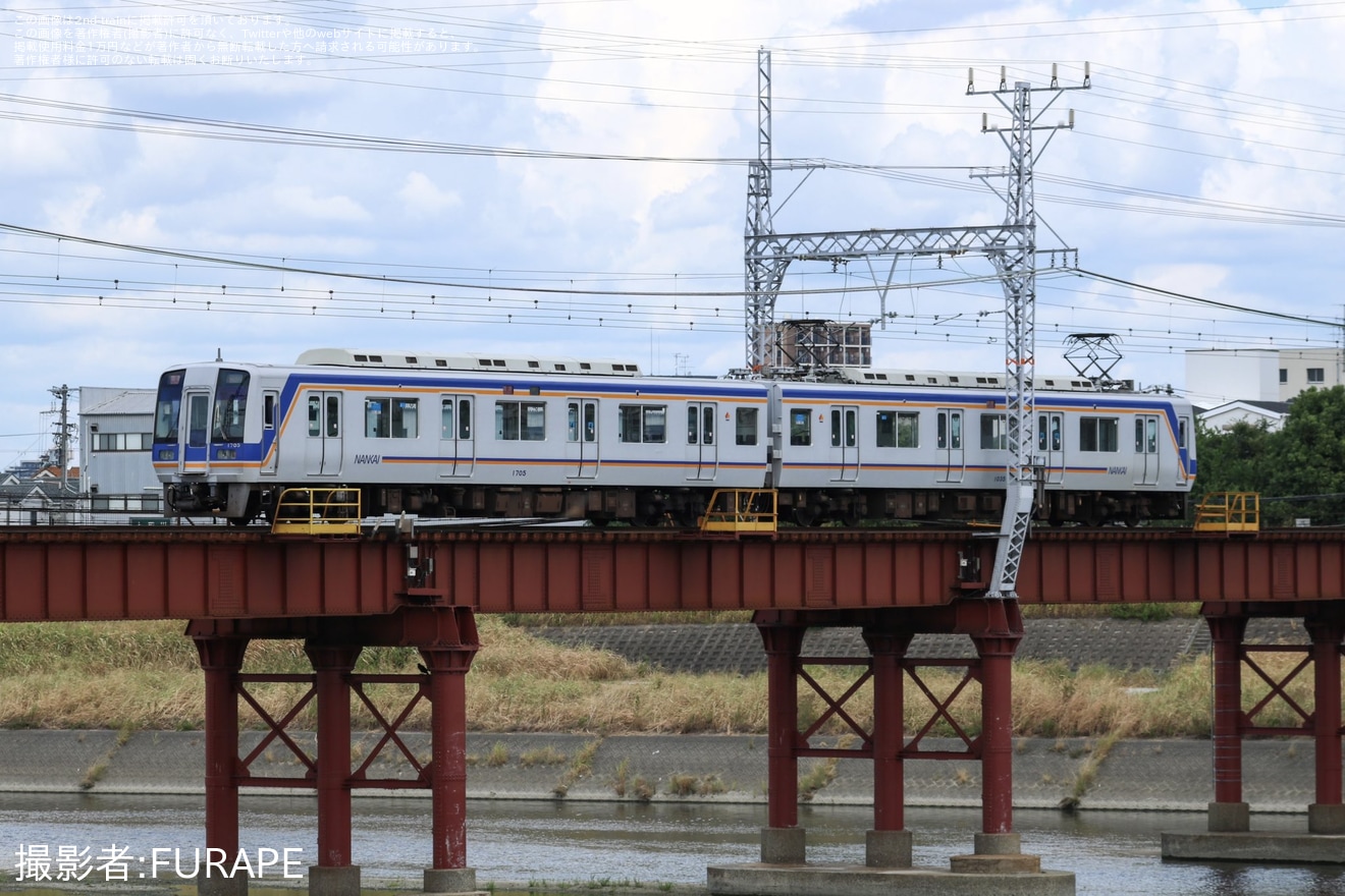 【南海】1000系1035F千代田工場へ入場の拡大写真