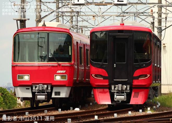 【名鉄】3500系3526F舞木検査場出場試運転 (202509)