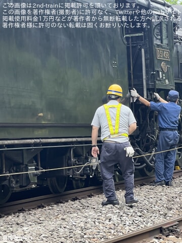 【JR東】D51-498が上越線での試運転中に脱線