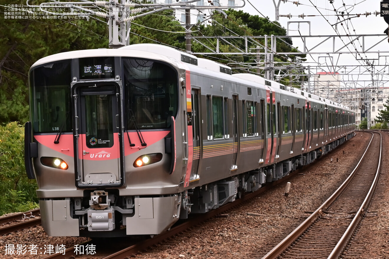【JR西】227系R27+L37+L38編成近畿車輛出場の拡大写真