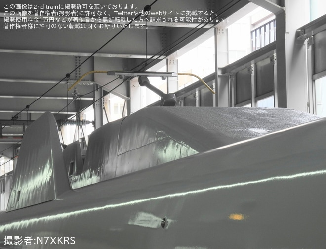 【JR西】700系E3編成博多総合車両所出場試運転(202509)