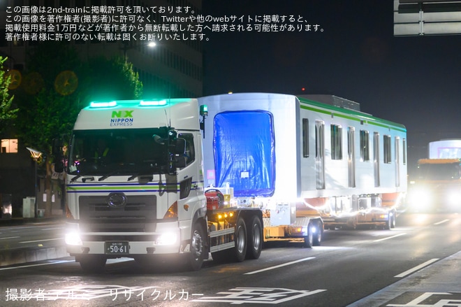 【仙台市交】3000系の第二編成(3332 / 3632)が搬入のため陸送