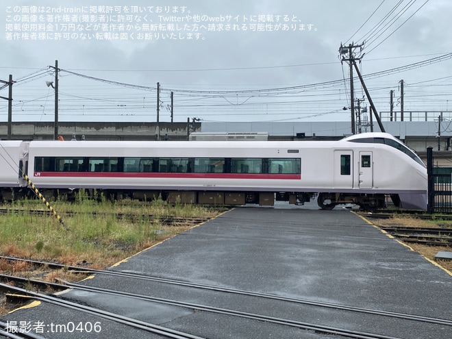 【JR東】E657系K17編成がグリーンレイク色から通常塗装に戻される