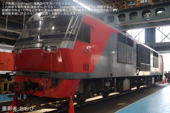 を苗穂工場で撮影した写真