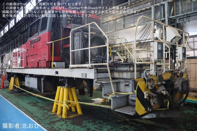 を苗穂工場で撮影した写真