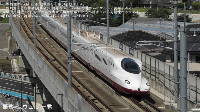 を大村車両基地で撮影した写真