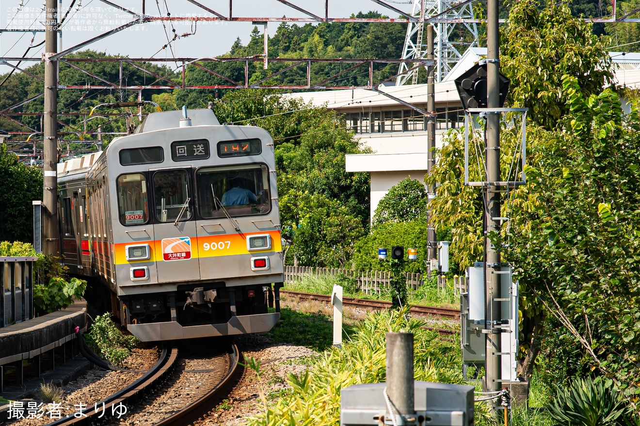 【東急】9000系9007Fが長津田車両工場へ回送の拡大写真