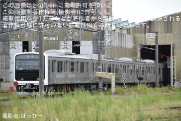 【JR東】E501系K753編成へ反射板取り付け