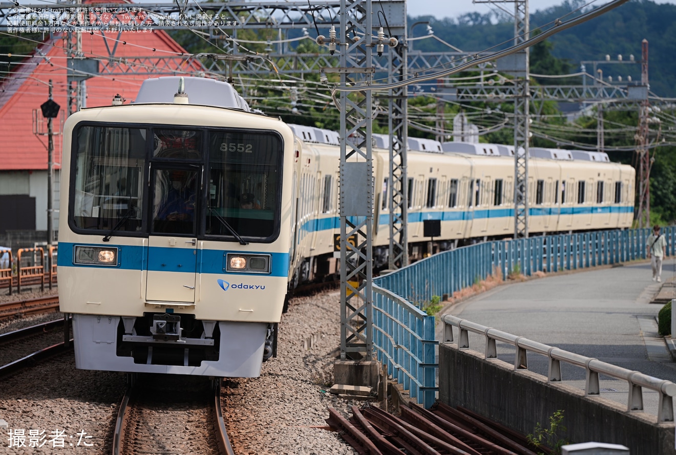【小田急】8000形8252F(8252×6)重要部検査明け試運転の拡大写真