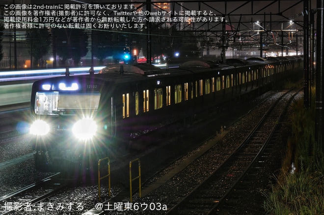 【相鉄】12000系12102×10(12102F)が横浜(JR横須賀線ホーム)・保土ヶ谷へ入線