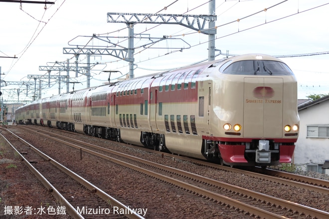 【JR西】寝台特急サンライズ出雲・瀬戸運転打ち切りに伴う回送