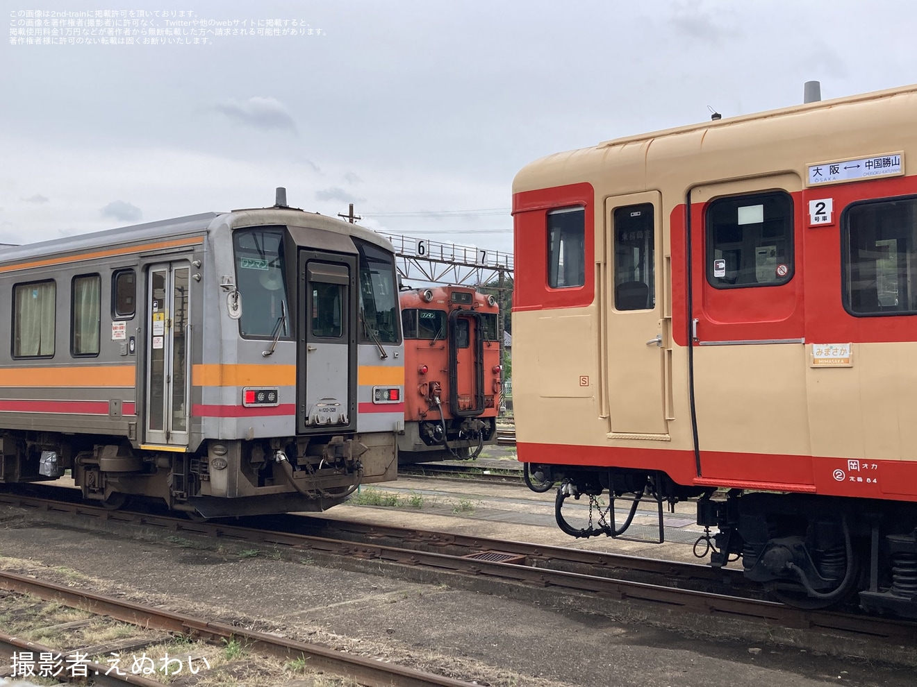 【JR西】津山まなびの鉄道館「キハ28・キハ58形屋外展示」の拡大写真