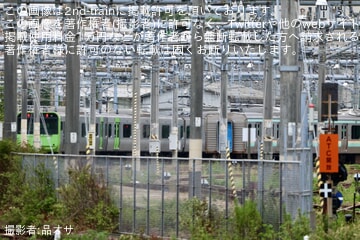 【JR東】E235系トウ39編成の前面グラデーションが消え山手線103系のような顔に装飾されている姿が目撃