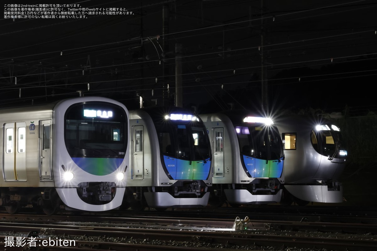 【西武】小手指車両基地「夜間撮影会」開催の拡大写真