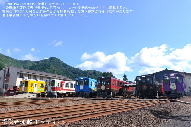 【秋田縦貫】秋田内陸線「スマイルレール」車両基地特別撮影会