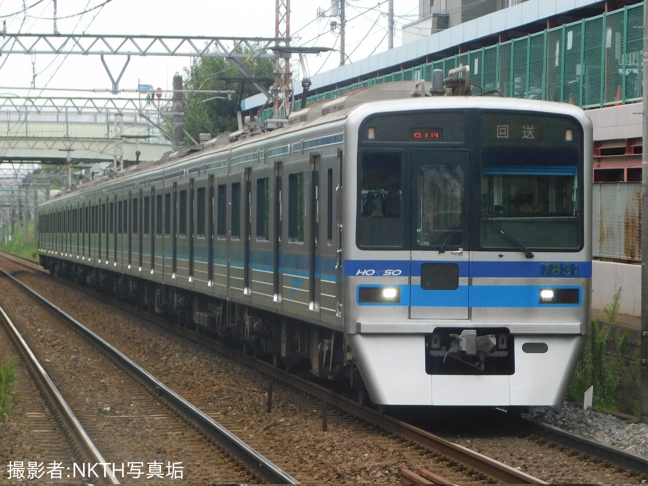 【北総】7800形7838編成 宗吾車両基地へ回送の拡大写真