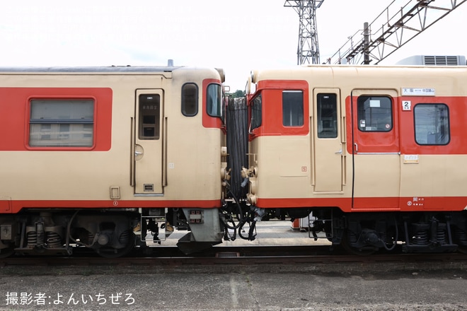 【JR西】津山まなびの鉄道館「キハ28・キハ58形屋外展示」で砂丘ヘッドマークも